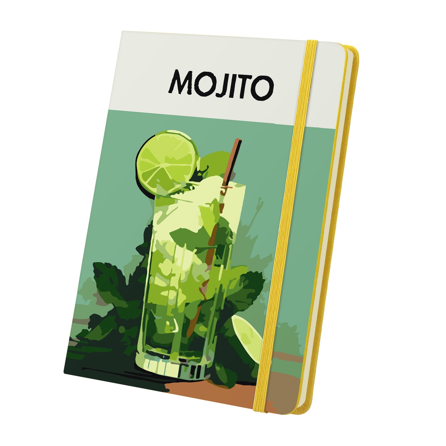 Cocktail Paint by Numbers Notebook - Mojito Free Shipping - Paintarthub