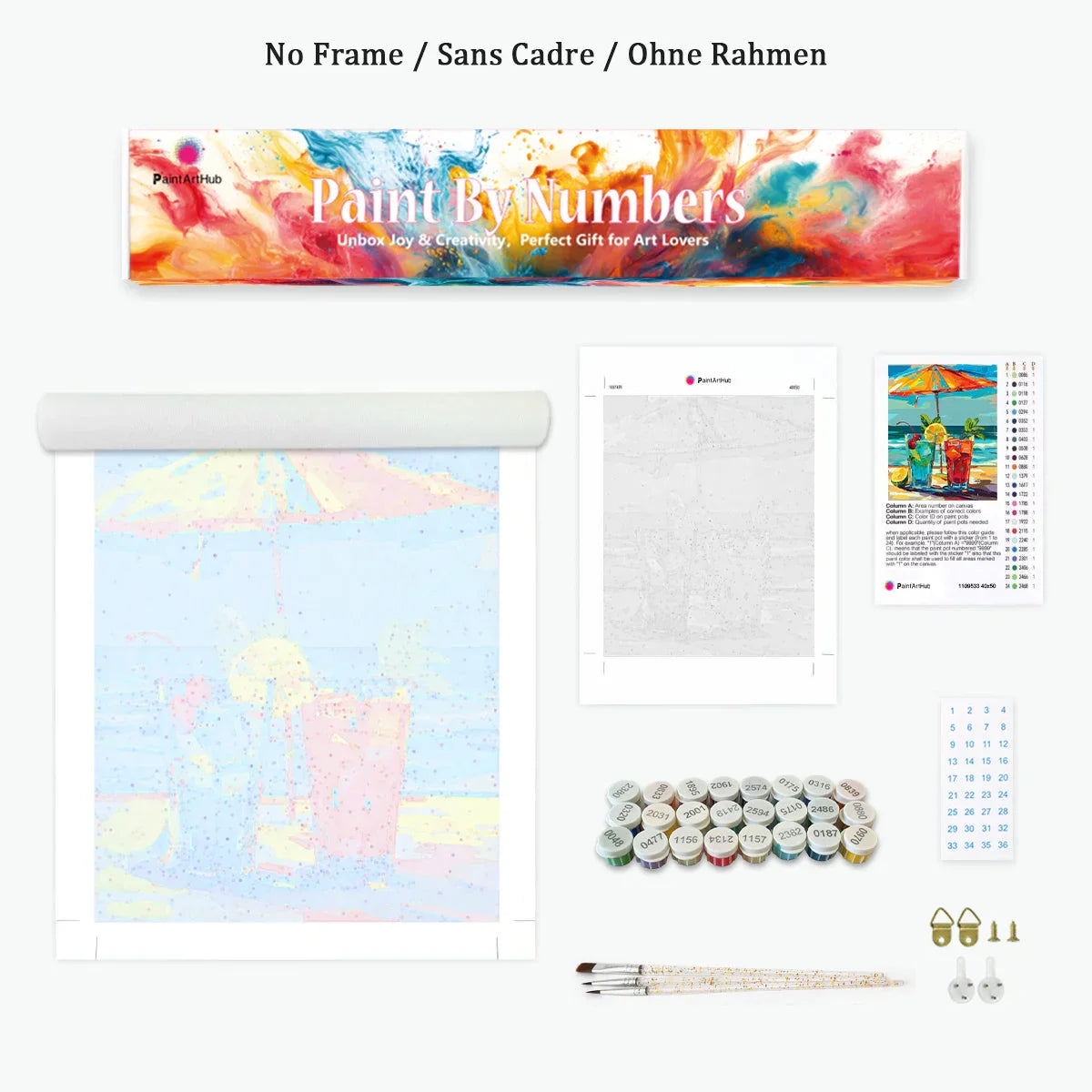 Beach in The Sunset Paint by Numbers Free Shipping - Paintarthub