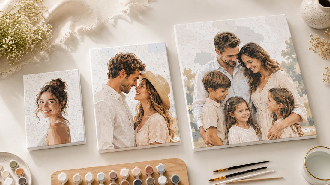 Custom Paint by Numbers Size Guide: What Canvas Size Should You Choose?