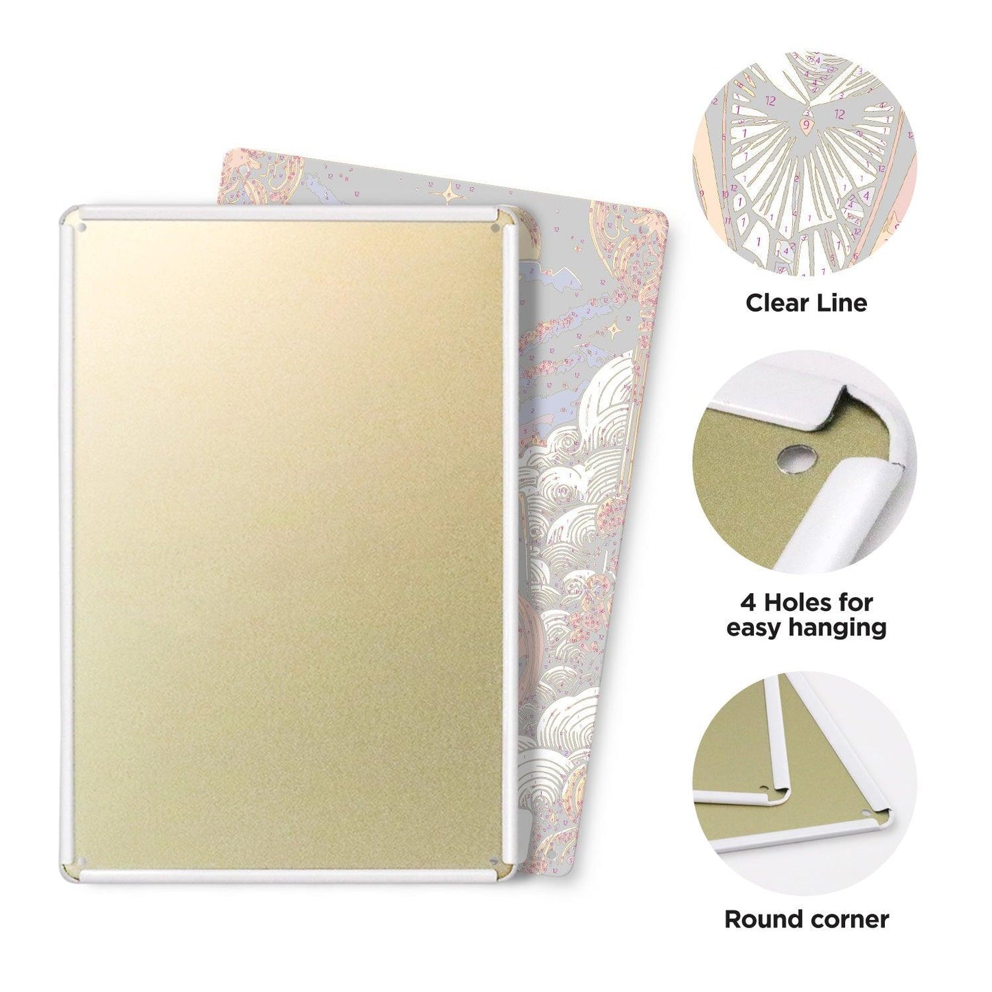 Metal Paint by Numbers – DIY Bar Decor Vintage Kit Free Shipping - Paintarthub