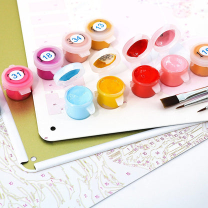 Metal Paint by Numbers – DIY Bar Decor Vintage Kit Free Shipping - Paintarthub