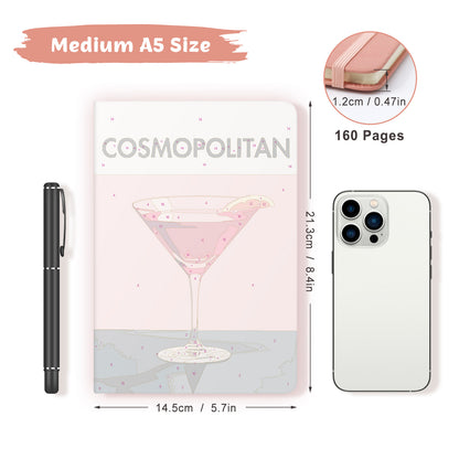 Cocktail Paint by Numbers Notebook - Cosmopolitan Free Shipping - Paintarthub