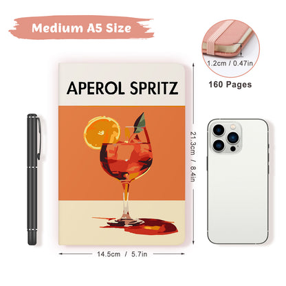 Cocktail Paint by Numbers Notebook - Aperol Spritz Free Shipping - Paintarthub