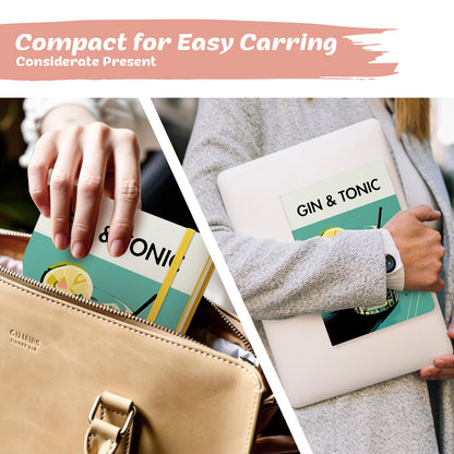 Cocktail Paint by Numbers Notebook - Gin & Tonic Free Shipping - Paintarthub