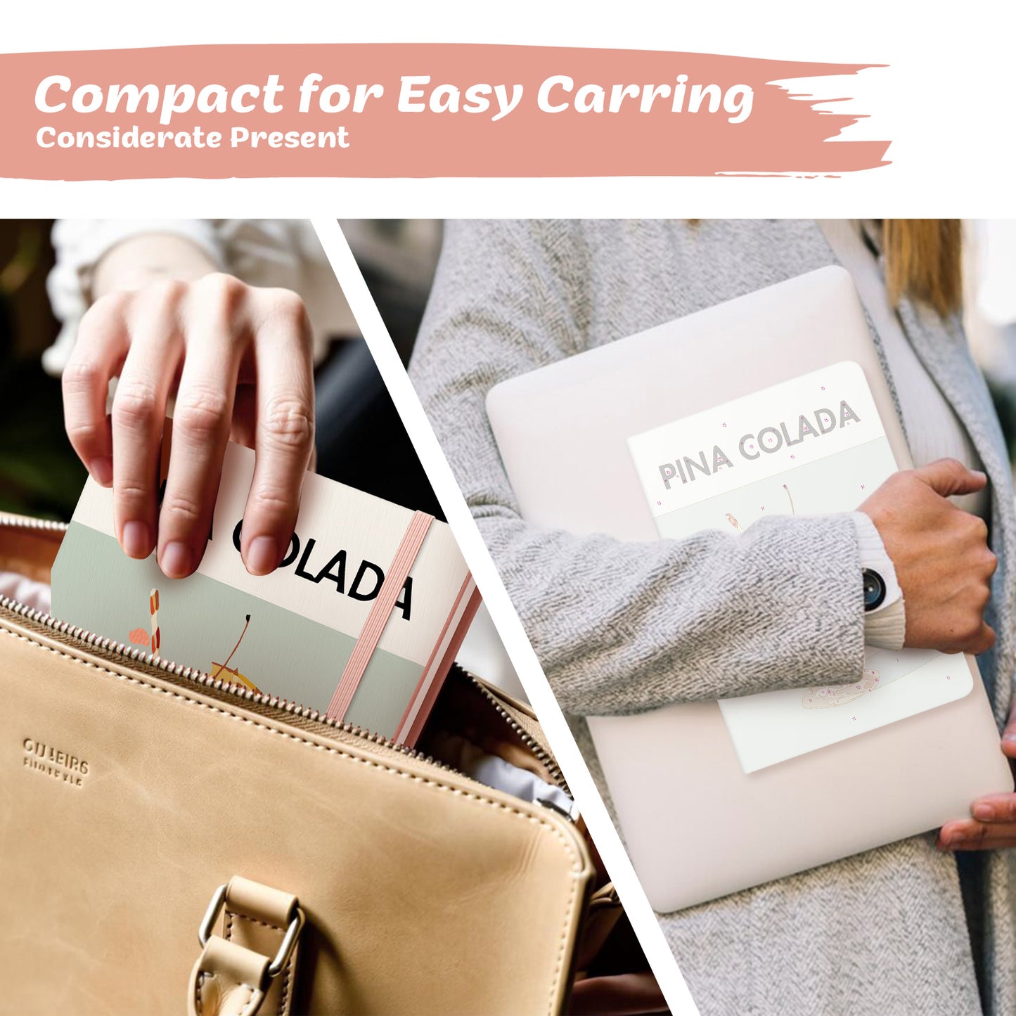 Cocktail Paint by Numbers Notebook - Pina Colada Free Shipping - Paintarthub