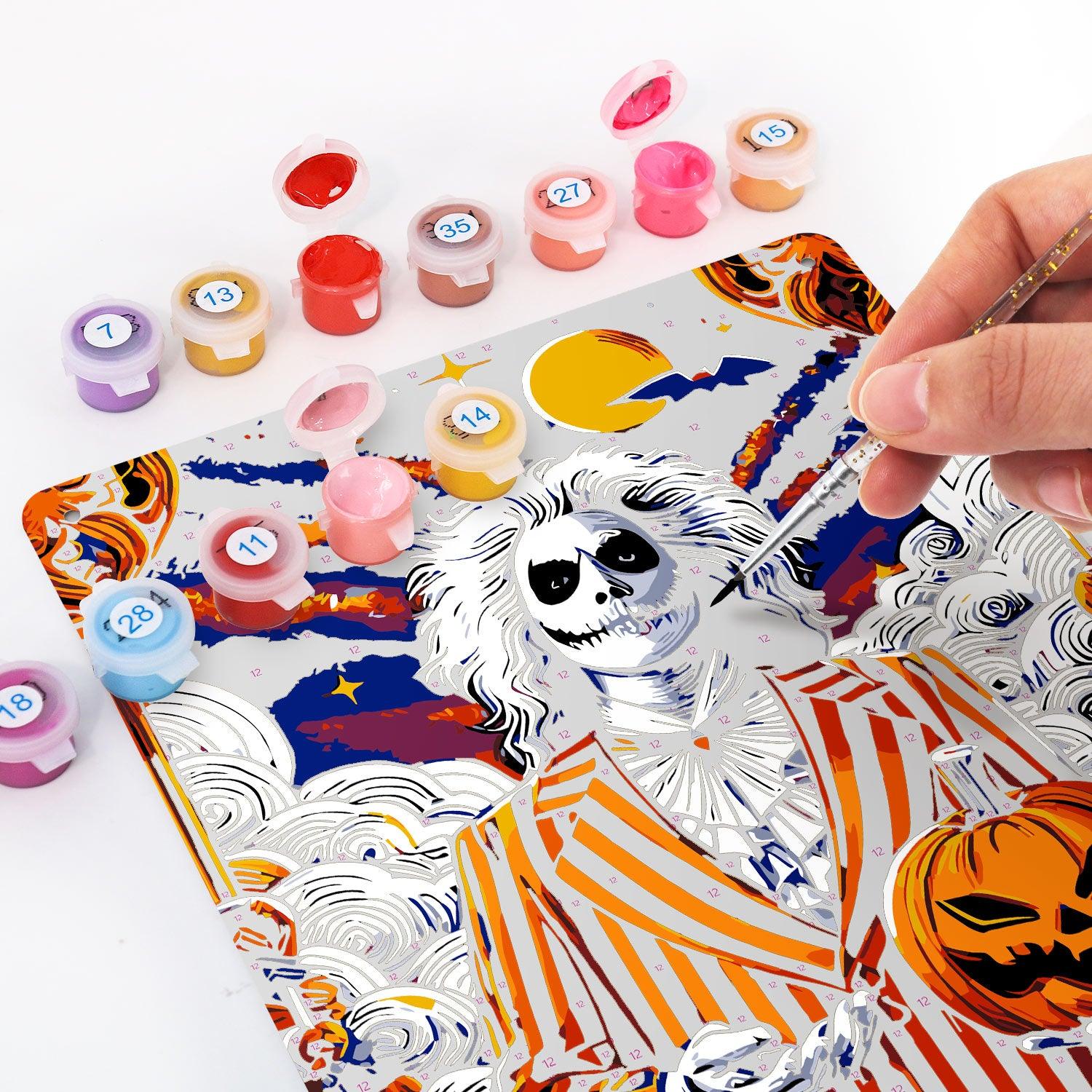 Metal Paint by Numbers – DIY Bar Decor Vintage Kit Free Shipping - Paintarthub