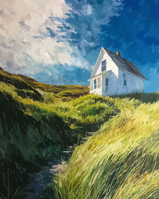 Countryside Cottage Paint by Numbers for Adults by Paintarthub