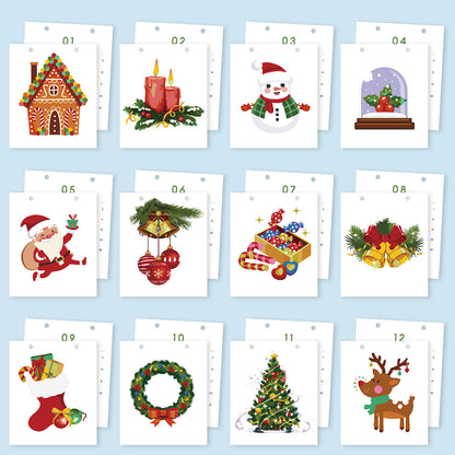 Paint by Numbers Calendar 2026 – Christmas Edition Free Shipping - Paintarthub