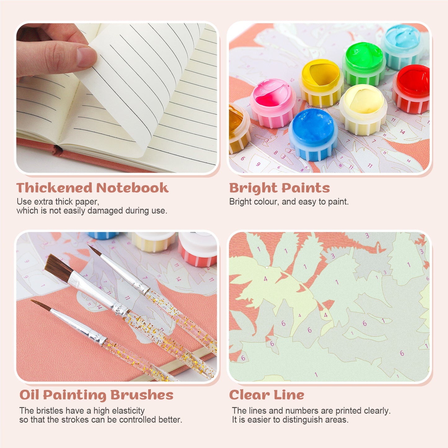 Plant Paint by Numbers Notebook - Pothos Free Shipping - Paintarthub