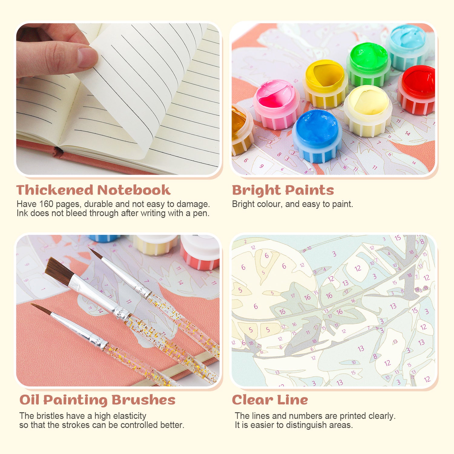 Cocktail Paint by Numbers Notebook - Gin & Tonic Free Shipping - Paintarthub