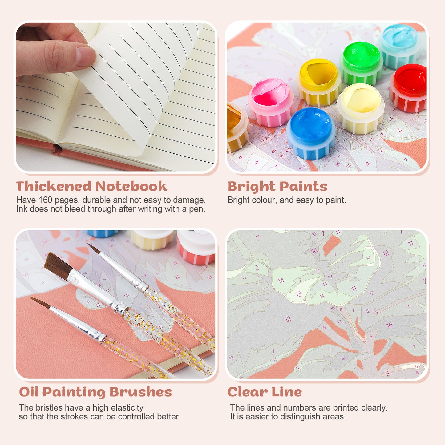 Plant Paint by Numbers Notebook - Fiddle Leaf Fig Free Shipping - Paintarthub