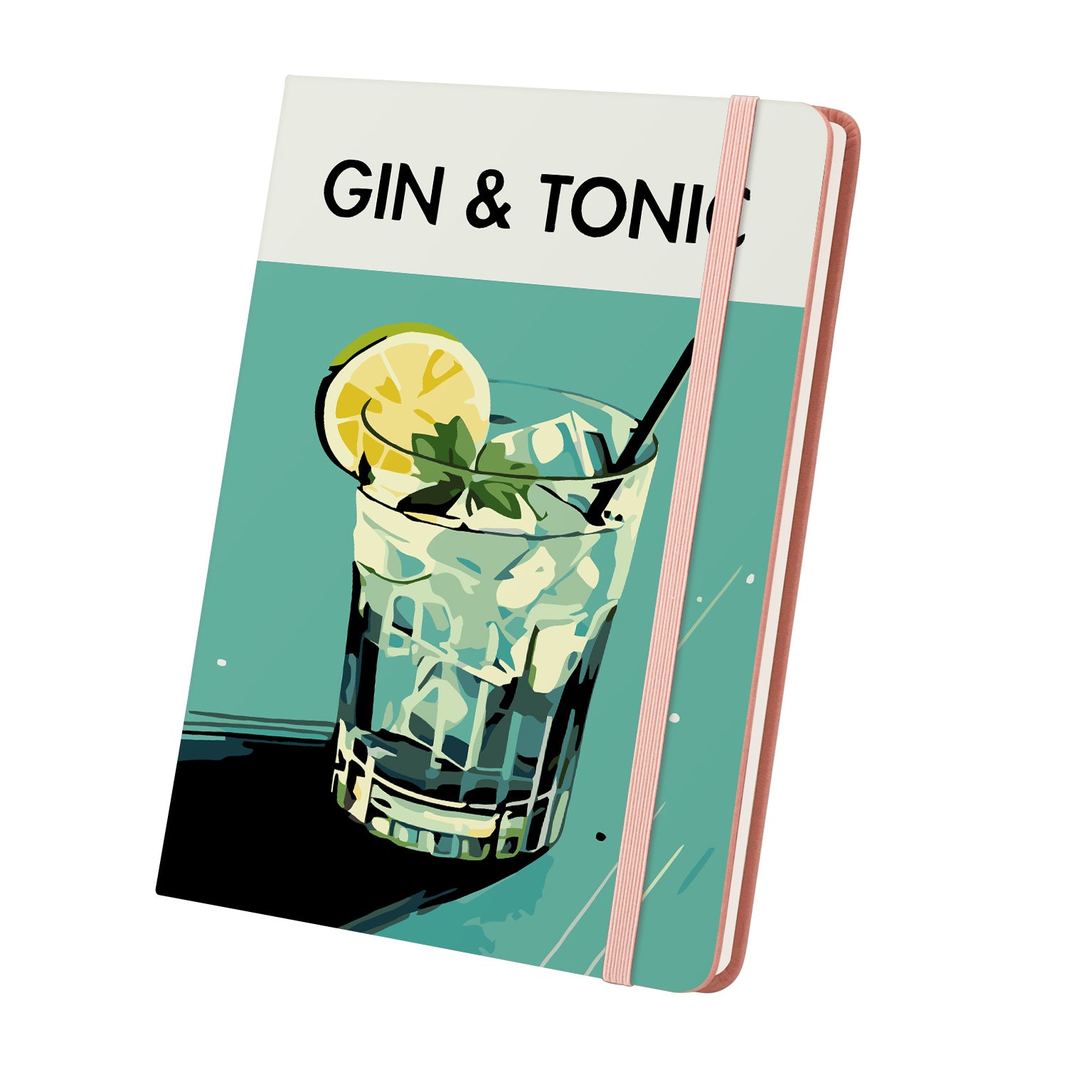 Cocktail Paint by Numbers Notebook - Gin & Tonic Free Shipping - Paintarthub