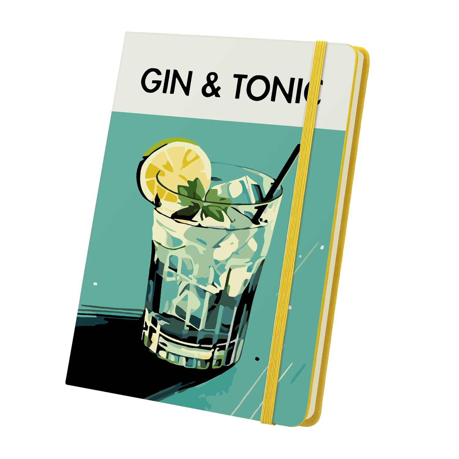 Cocktail Paint by Numbers Notebook - Gin & Tonic Free Shipping - Paintarthub