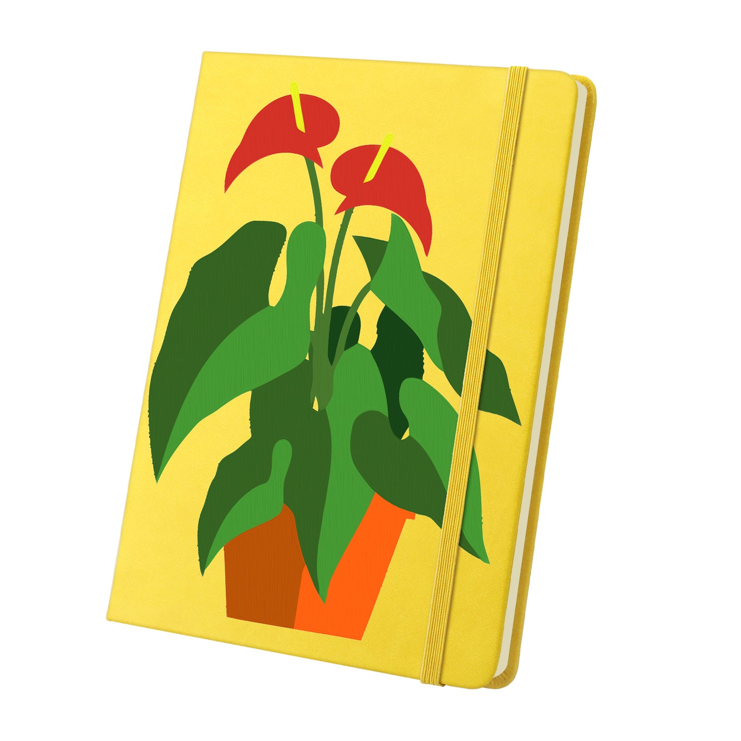 anthurium journal Plant Paint by Numbers Notebook - Anthurium