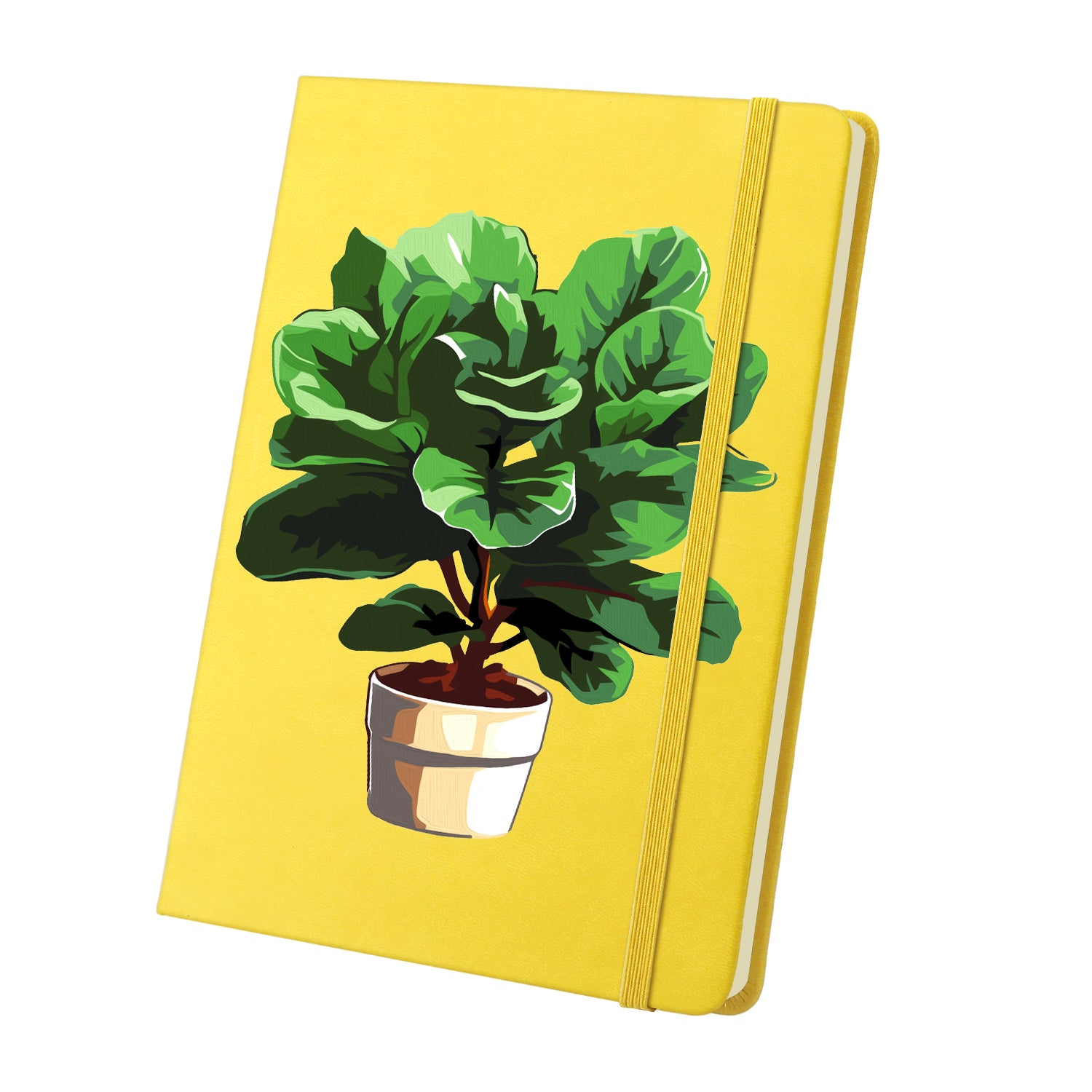 Plant Paint by Numbers Notebook - Fiddle Leaf Fig Free Shipping - Paintarthub
