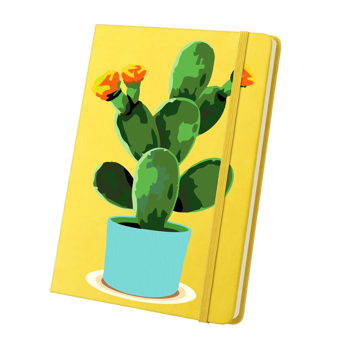 Plant Paint by Numbers Notebook - Flowering Cactus Free Shipping - Paintarthub