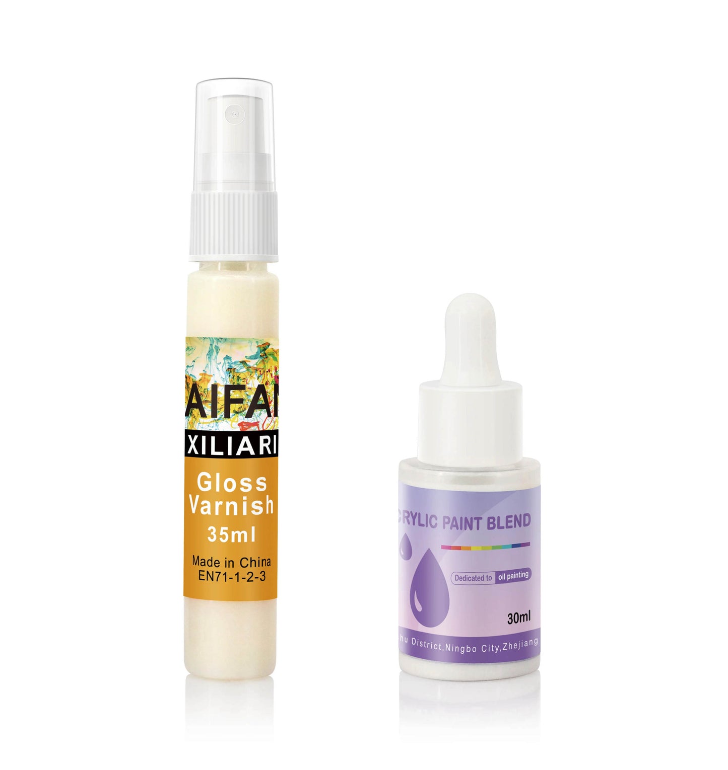 Acrylic Paint Mixer & Gloss Varnish Kit for Paint by Numbers Free Shipping - Paintarthub