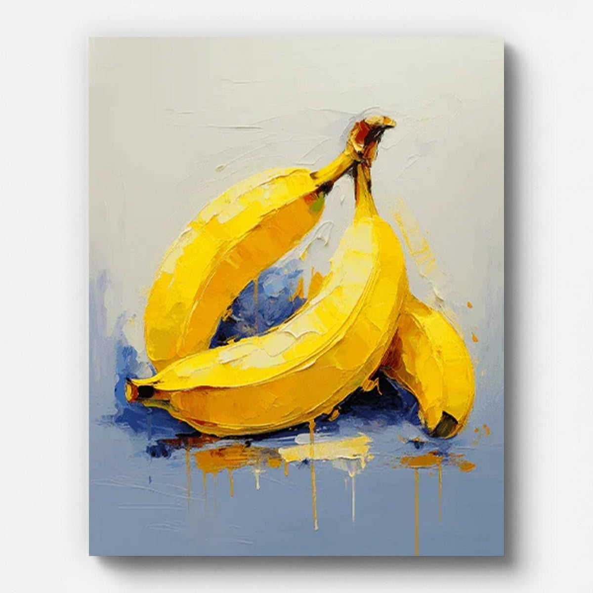 Bananas Paint by Numbers for Adults by Paintarthub - Finished Wall Art