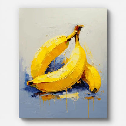 Bananas Paint by Numbers for Adults by Paintarthub - Finished Wall Art