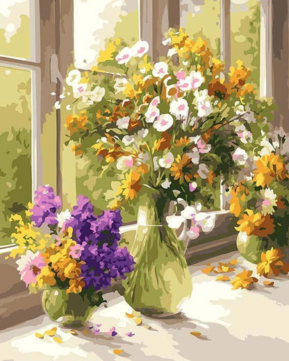 Bouquet by the Window for Adults by Paintarthub