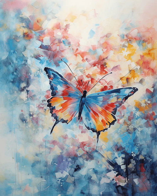 Colorful Butterfly Paint by Number for Adults by Paintarthub