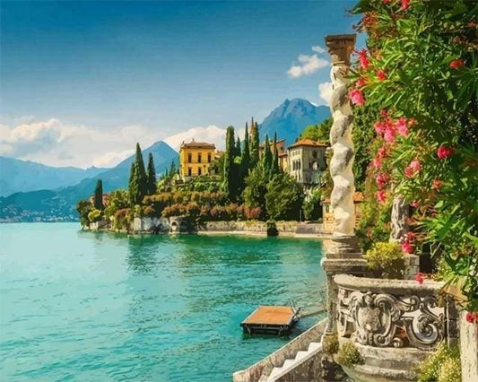 Corner of Lake Paint by Numbers for Adults by Paintarthub