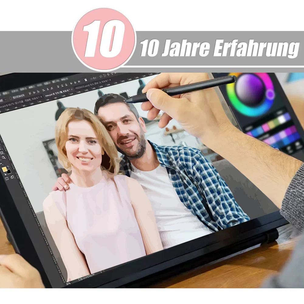 Photo Custom - Personalized Paint by Numbers DE Free Shipping - Paintarthub