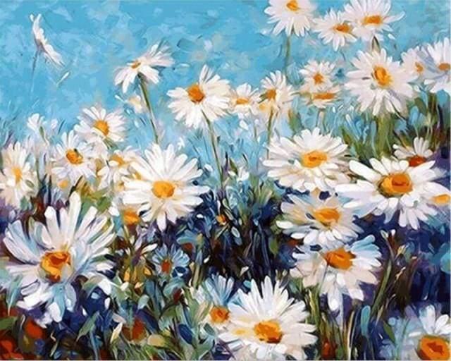 Daisy Flowers Paint by Numbers for Adults by Paintarthub