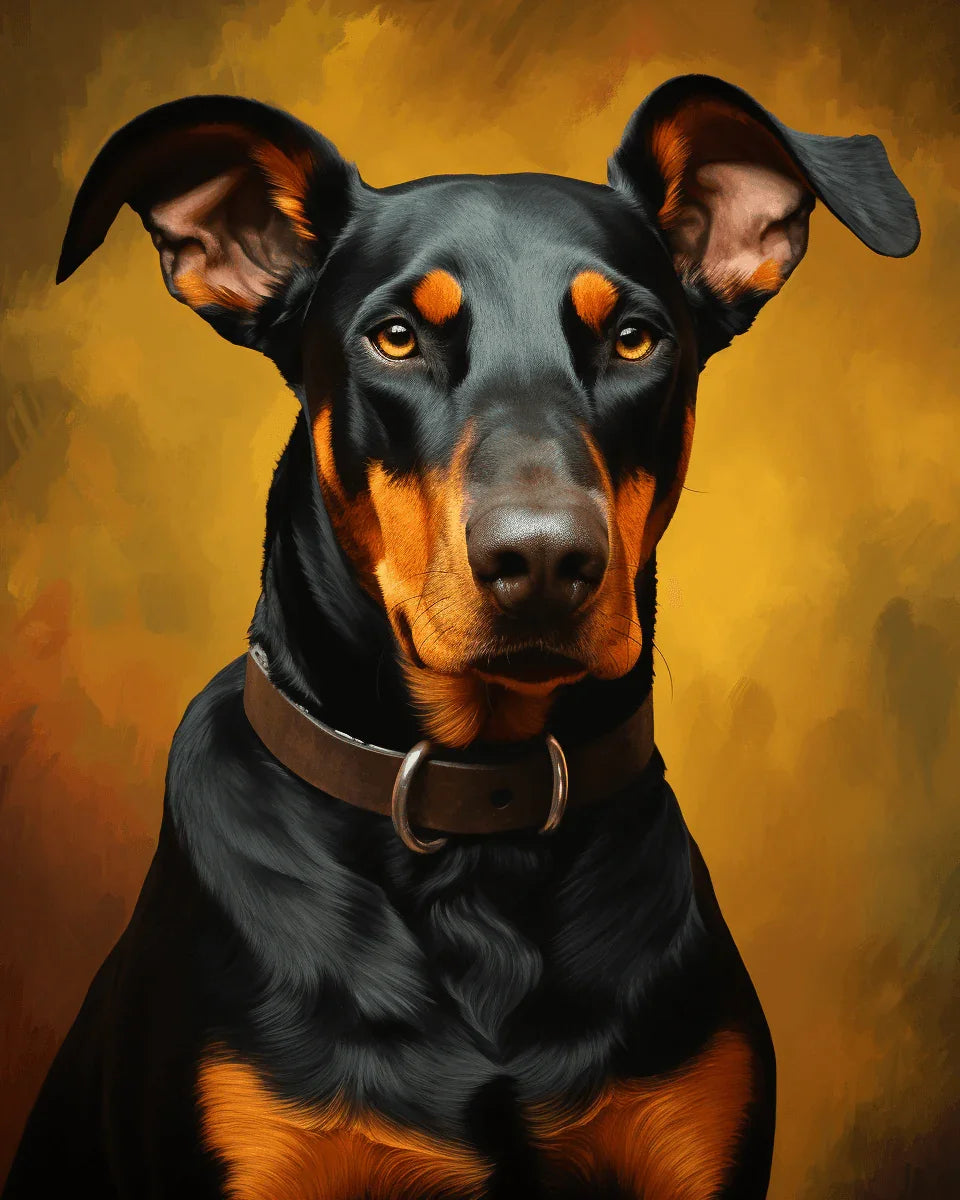 Doberman Pinscher Paint by Numbers for Adults by Paintarthub