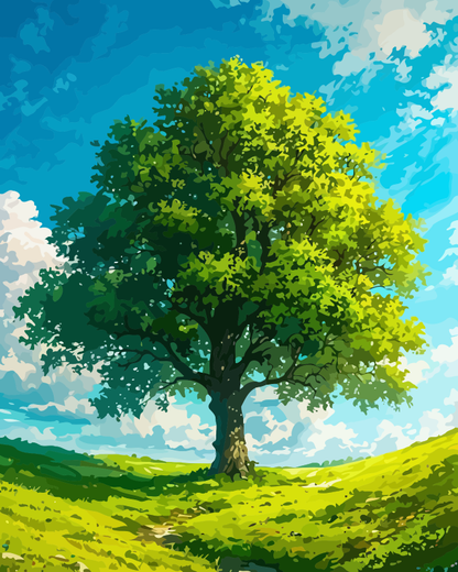 Fantasy Tree Paint by Numbers for Adults by Paintarthub