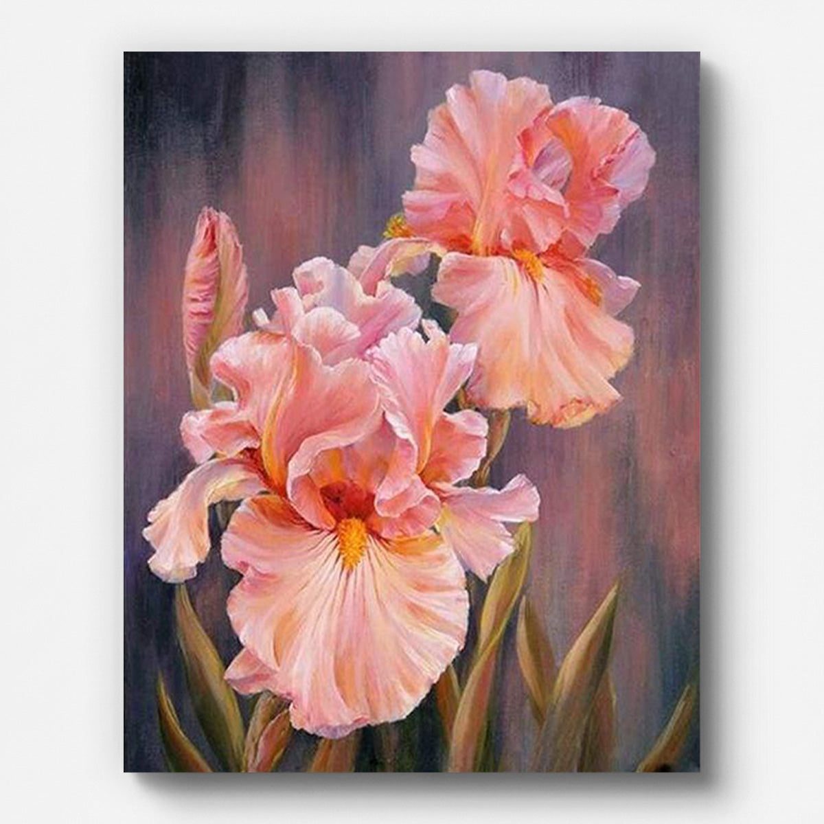 Flower in Wonderland Paint by Numbers for Adults by Paintarthub - Finished Wall Art