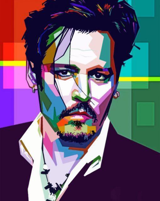 Johnny Depp Paint by Numbers for Adults by Paintarthub