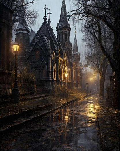 Magic Castle Paint by Numbers for Adults by Paintarthub