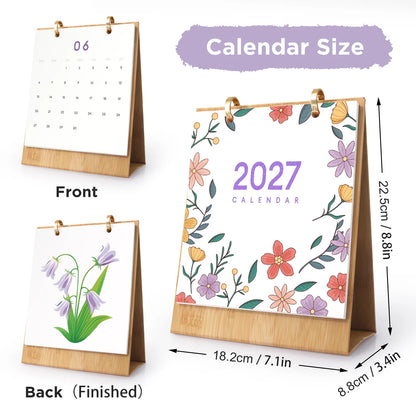 Paint by Numbers Floral Calendar 2027 Free Shipping - Paintarthub