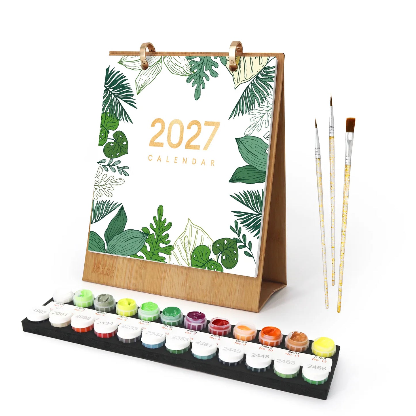 Paint by Numbers Houseplant Calendar 2027 Free Shipping - Paintarthub
