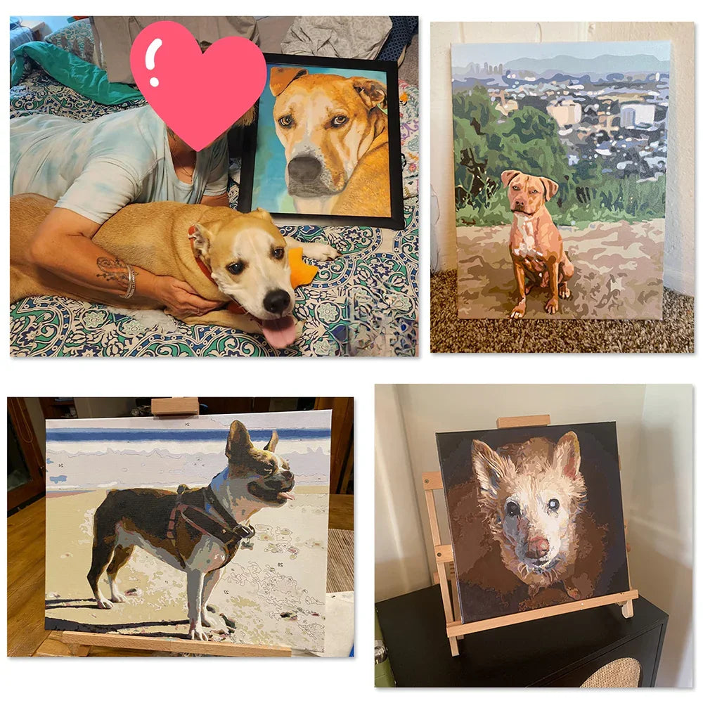 Photo Custom - Personalized Paint by Numbers DE Free Shipping - Paintarthub