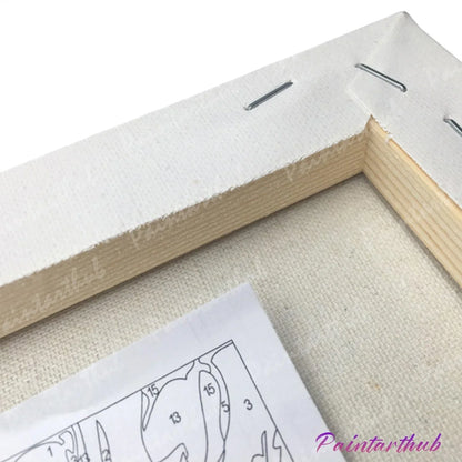 Cute Giraffe Paint by Numbers Free Shipping - Paintarthub