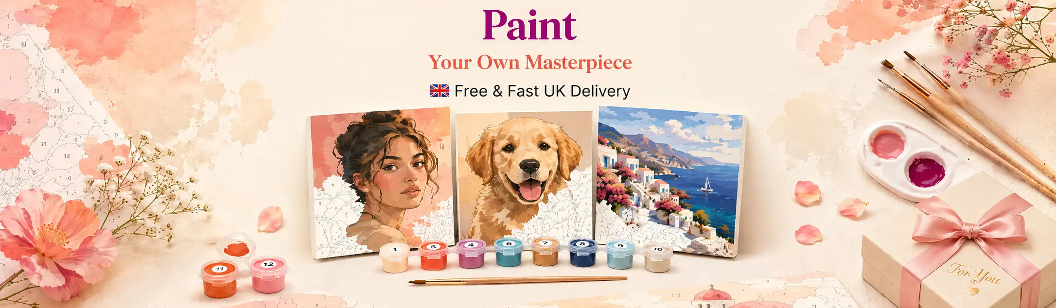 Paintarthub Paint by Numbers for UK Banner