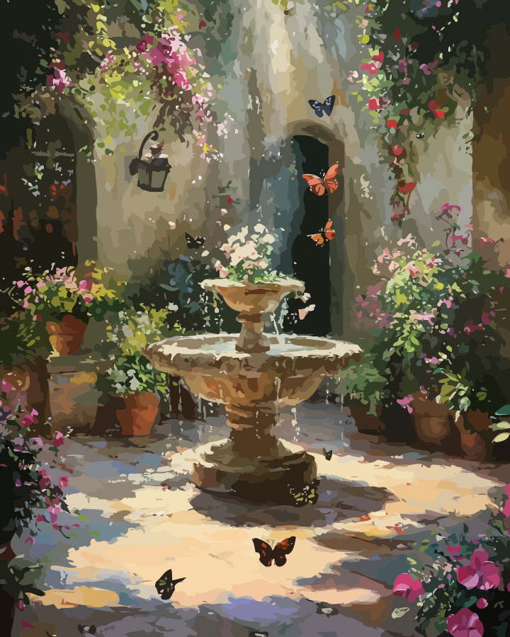 Secret Garden Paint by Numbers for Adults by Paintarthub