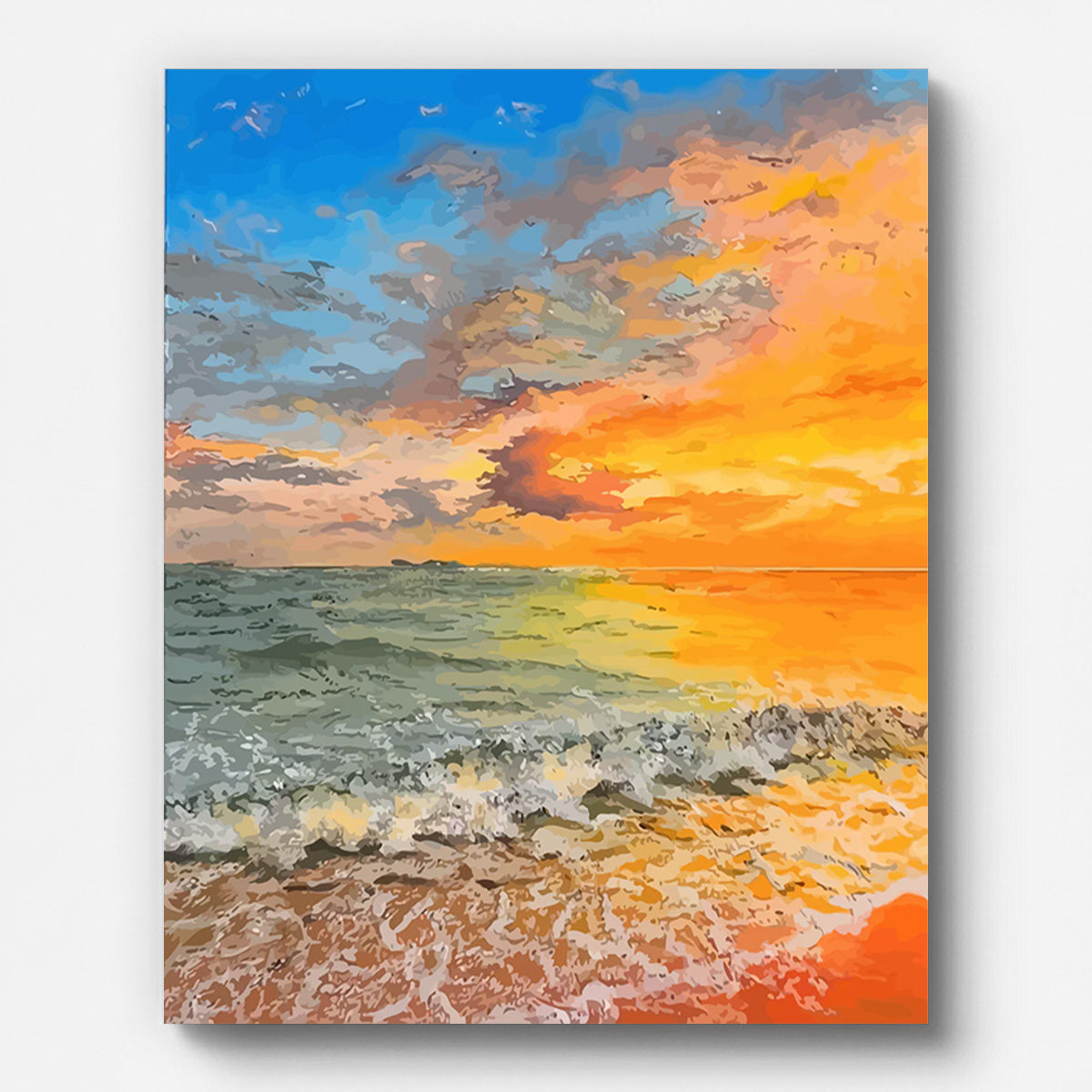 Sea Paint by Numbers Kits | Ocean & Beach Painting Kits – Paintarthub