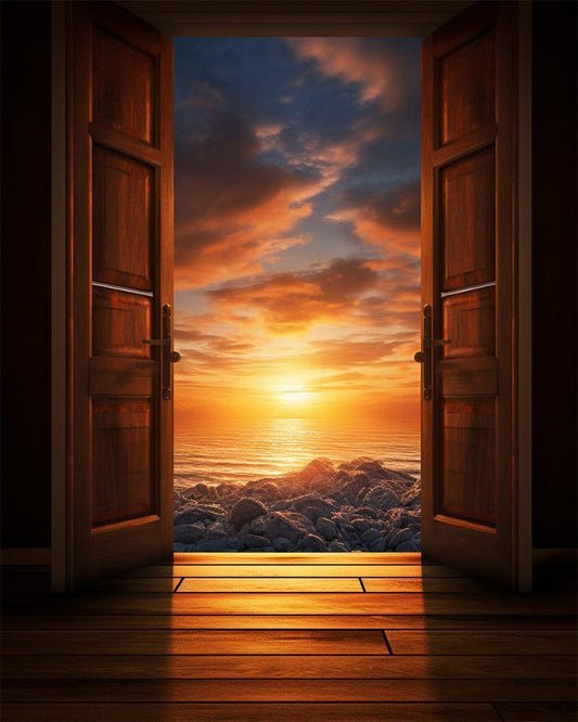 Sunset at Sea Paint by Numbers for Adults by Paintarthub