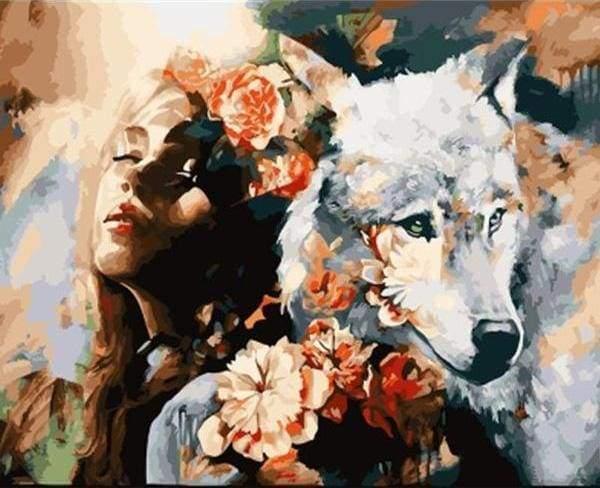 Wolf Sensuality Paint by Numbers for Adults by Paintarthub
