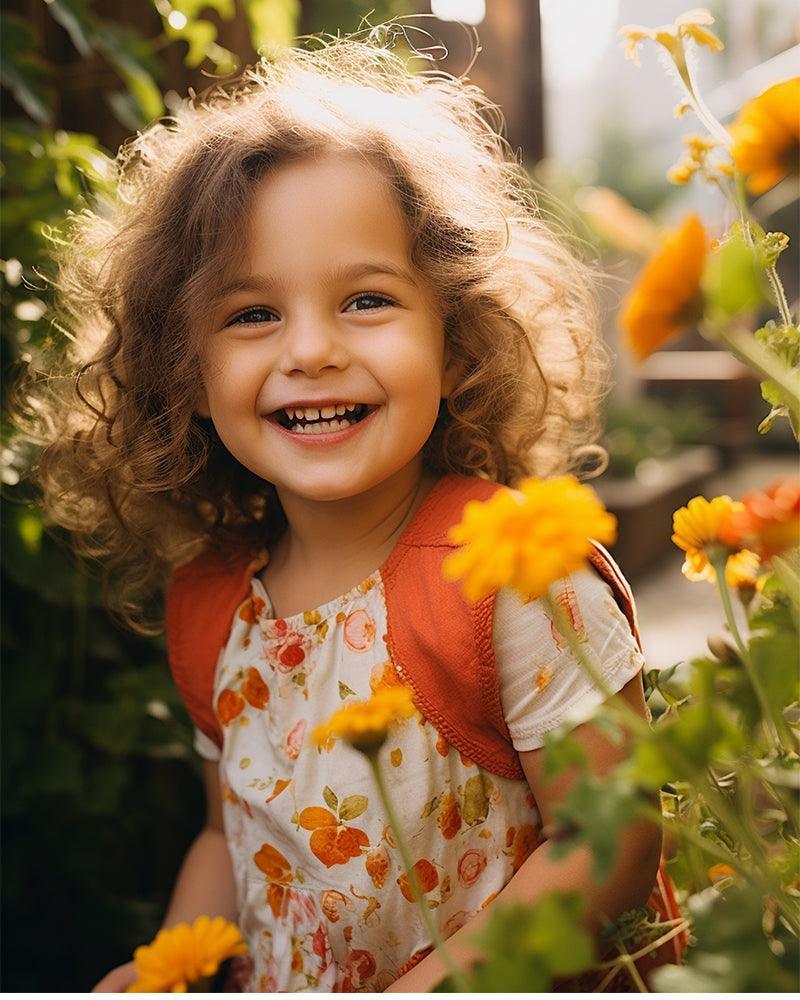 Young Girl in the Flower Garden Paint by Numbers for Adults by Paintarthub