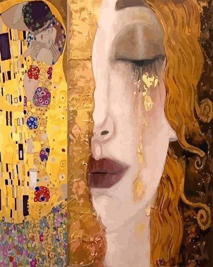 Full artwork design for Anne-Marie Zilberman Freya's Tears Paint by Numbers
