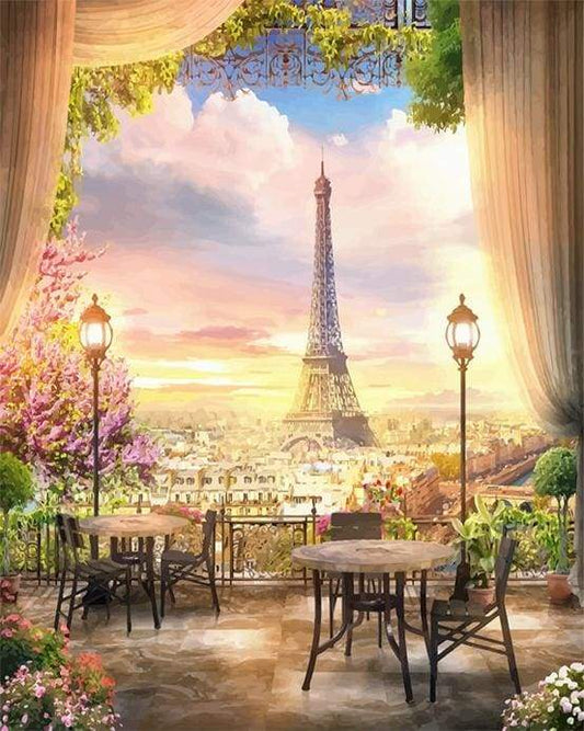 Beautiful Paris Landscape Free Shipping - Paintarthub