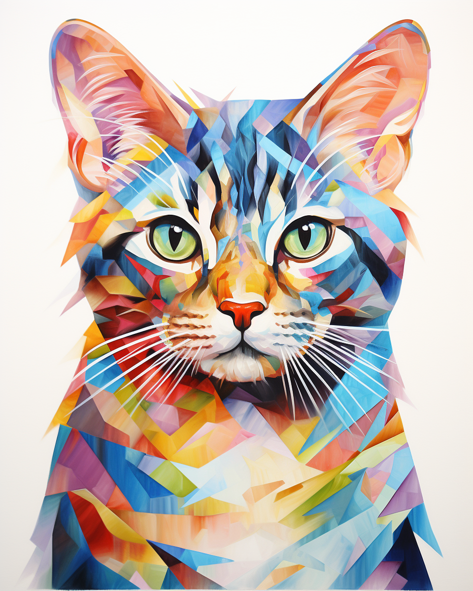 Cat Avatar Paint by Number Free Shipping - Paintarthub