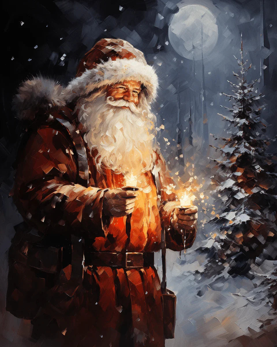 Christmas Santa Claus Paint by Numbers
