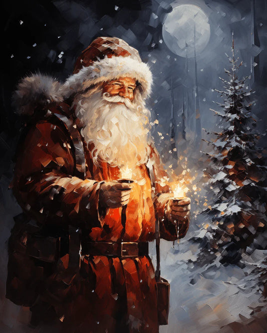 Christmas Santa Claus Paint by Numbers
