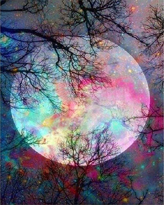 Full Moon Paint by Numbers