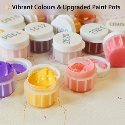 Custom Kit Contents - Acrylics Paint for Adult Paint by Numbers